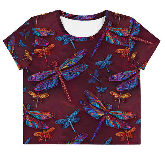 Magic Dragonflies Crop Tee