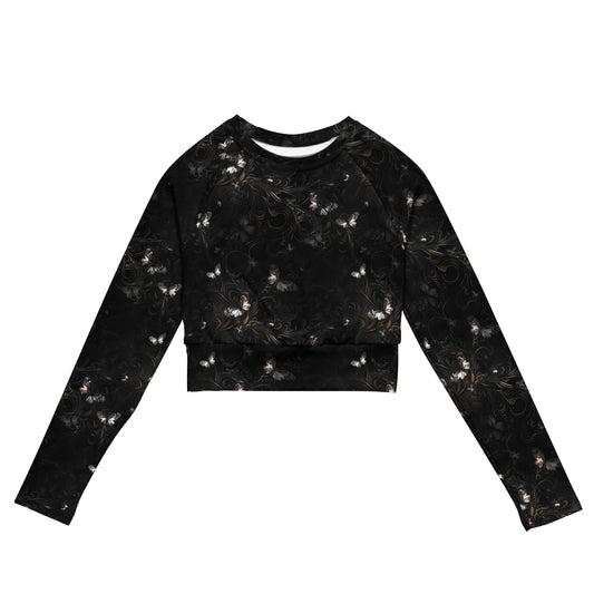 Hysipyla´s Night long-sleeve crop top